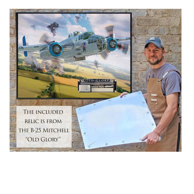 B-25 Mitchell - Old Glory historical relic artwork by Craig Tinder
