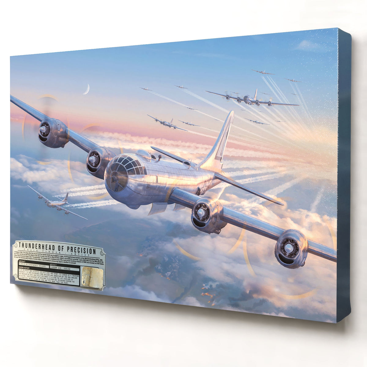 B-29 Superfortress Thunderhead of Precision relic artwork by Craig Tinder