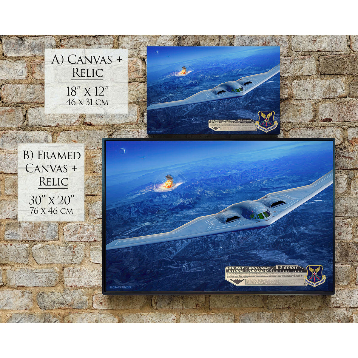 B-2 Spirit Bomber - Midnight Hammer | INCLUDES: B-2 Patch
