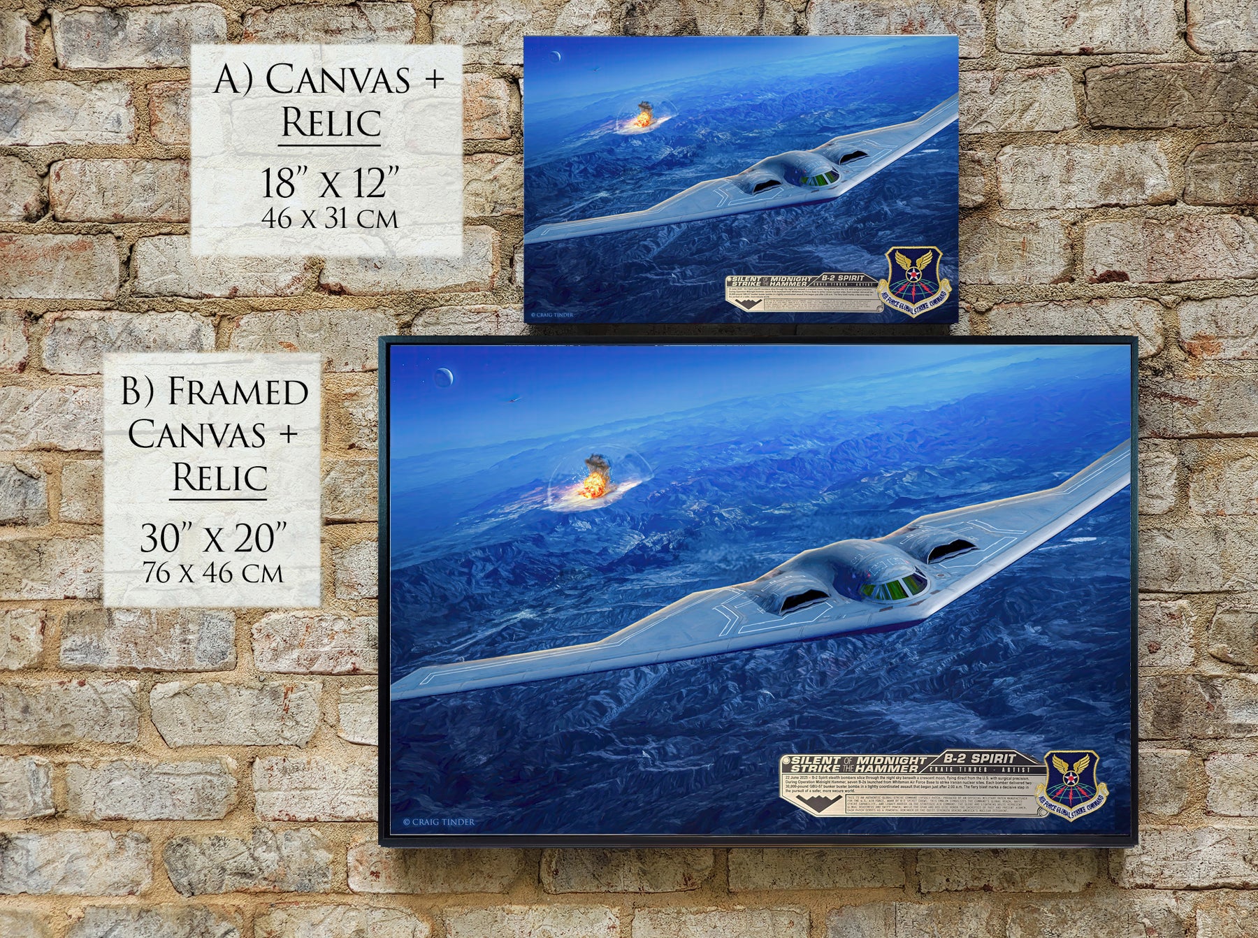 Midnight Hammer - B-2 Spirit Bomber Canvas