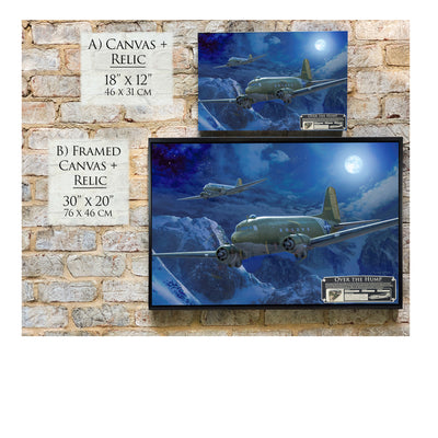 C-47 Skytrain - Over the Hump historical relic artwork by Craig Tinder