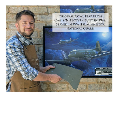C-47 Skytrain - Over the Hump Canvas | INCLUDES: Cowl Flap Panel Piece