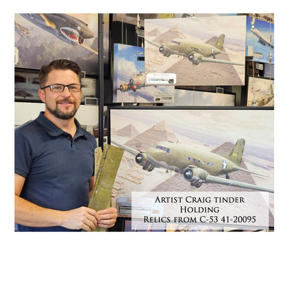 C-53 Skytrooper - Beach City Baby Canvas | INCLUDES: Fuselage Relic