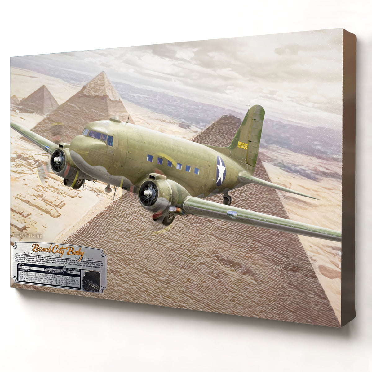 C-53 Skytrooper Beach City Baby relic artwork by Craig Tinder