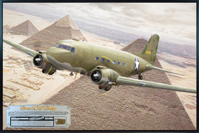 C-53 Skytrooper - Beach City Baby historical relic artwork by Craig Tinder