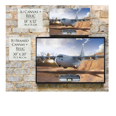 C-130 Hercules - The Herky Bird historical relic artwork by Craig Tinder