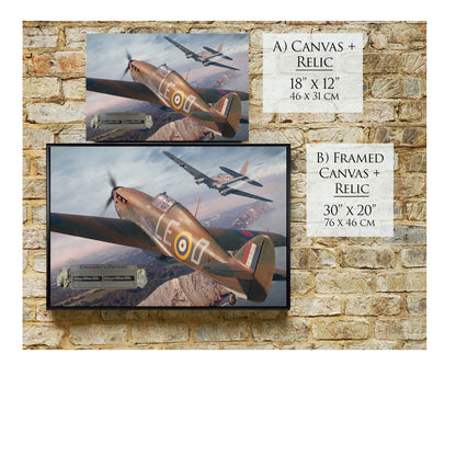 Hurricane - Commander's Oversight Canvas | INCLUDES: Merlin Engine Fragment