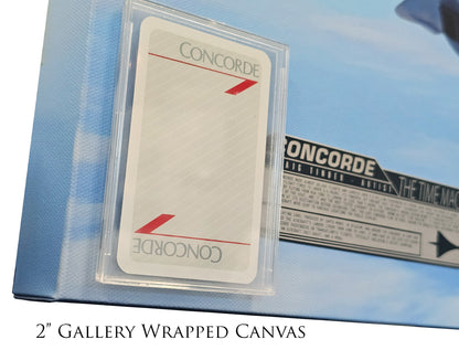 The Time Machine - Concorde Canvas | INCLUDES: Playing Card from Flight