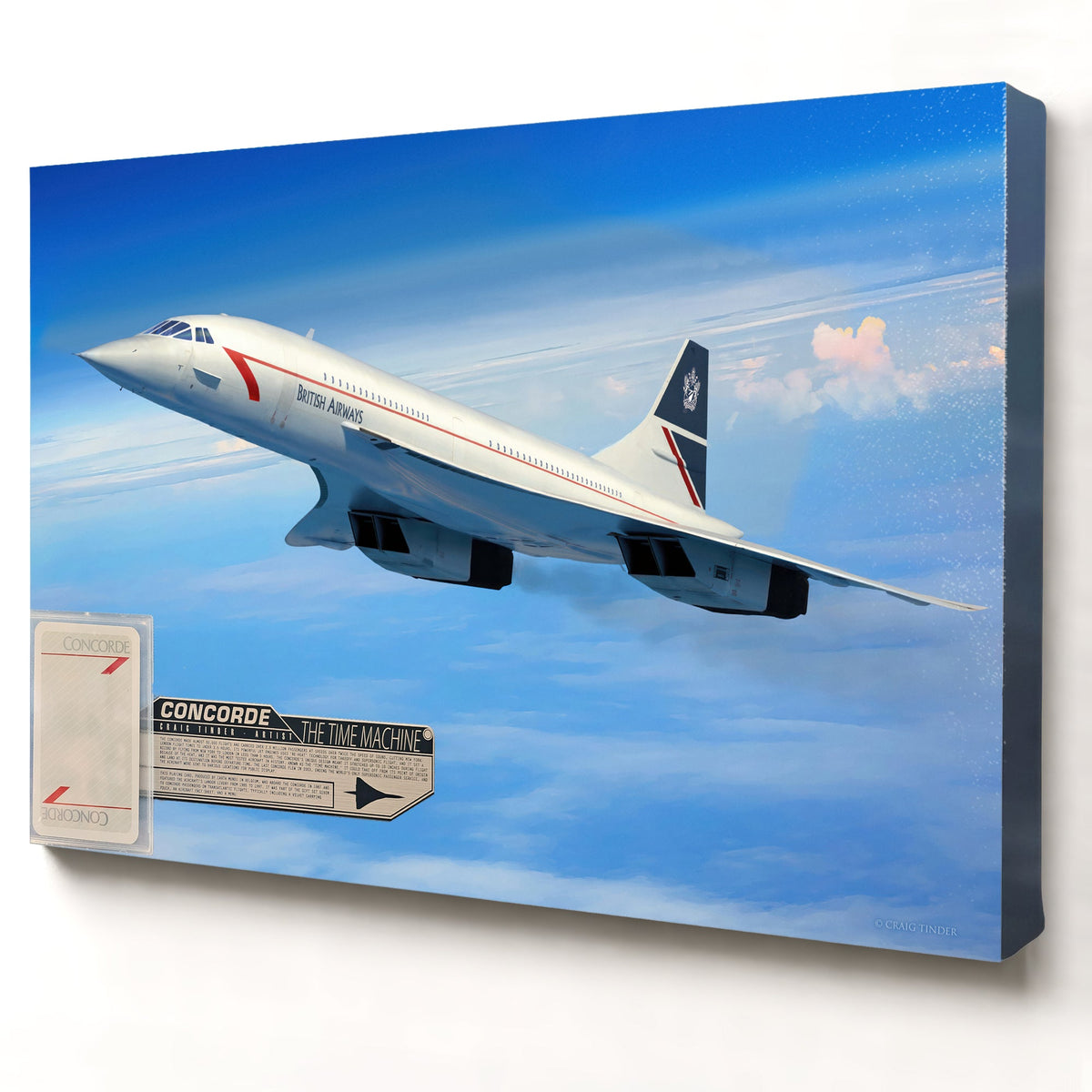 Concorde The Time Machine relic artwork by Craig Tinder