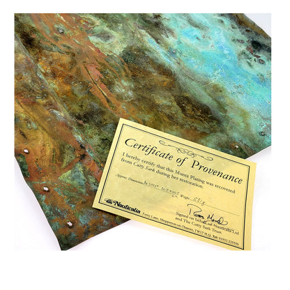 Cutty Sark Clipper Ship Canvas | INCLUDES: Muntz Plating Relic