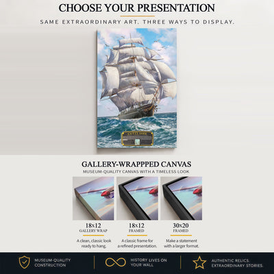 Cutty Sark gallery-wrapped canvas