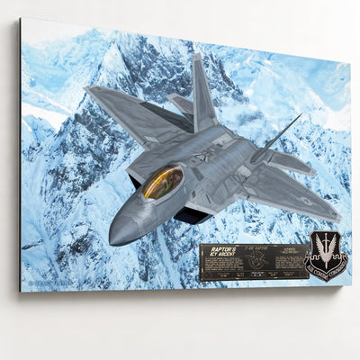 F-22 Raptor - Raptor's Icy Ascent | INCLUDES: Authentic Patch
