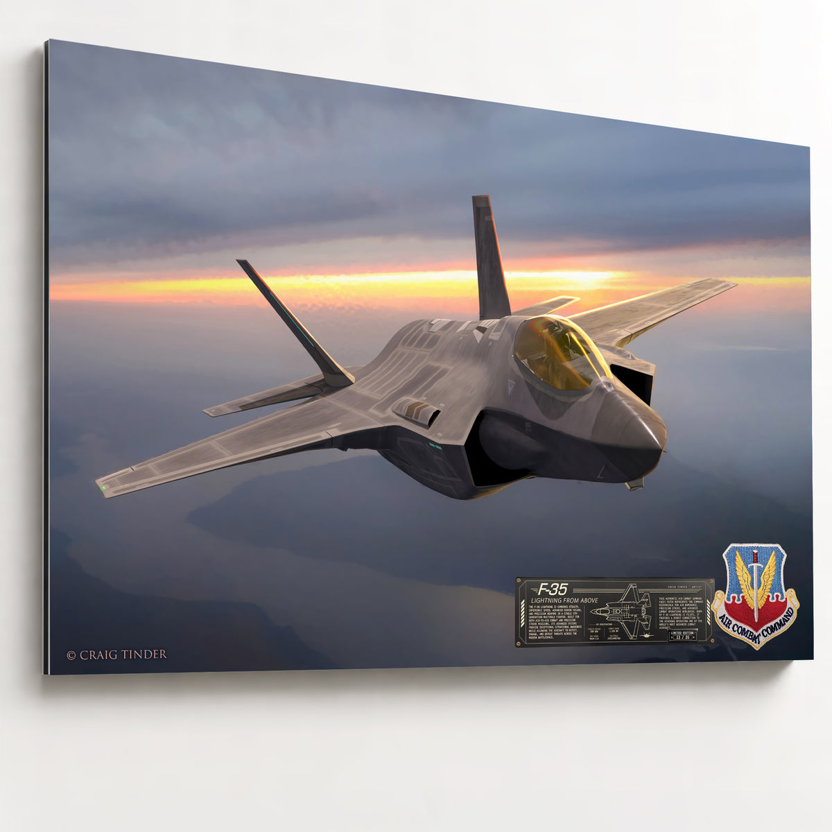F-35 Lightning II - Lightning From Above | INCLUDES: Authentic Patch