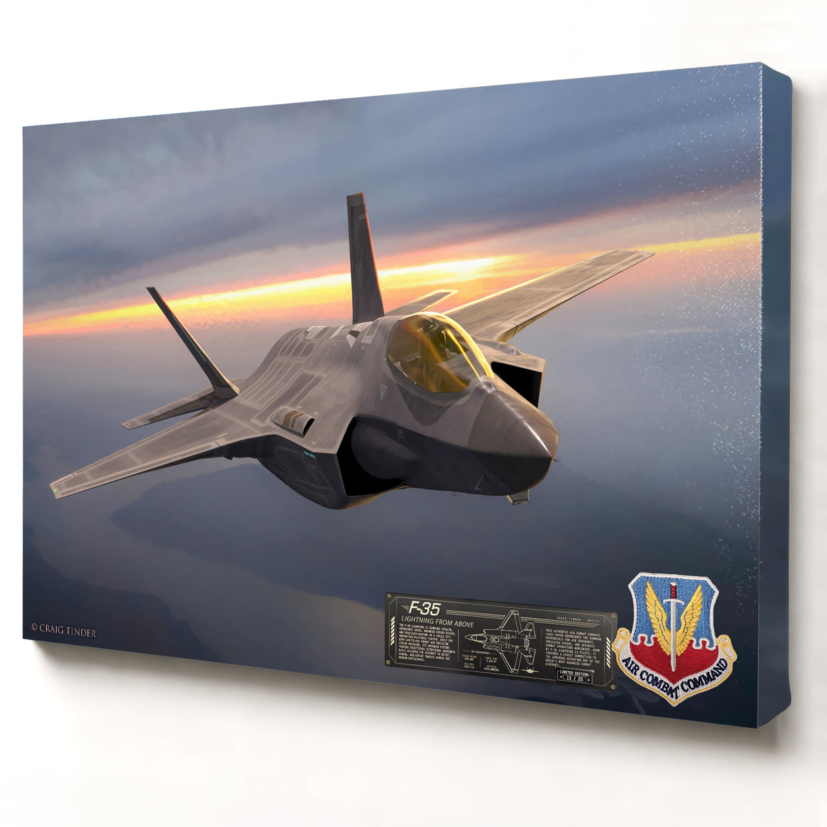 F-35 Lightning II - Lightning From Above | INCLUDES: Authentic Patch