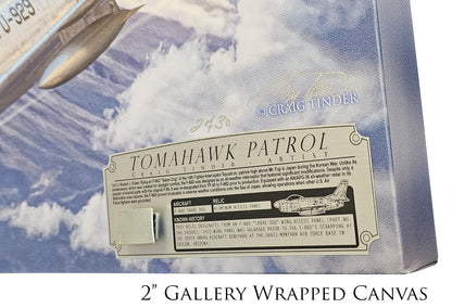 Tomahawk Patrol - F-86D Sabre Dog Canvas | INCLUDES: Wing Access Panel Fragment