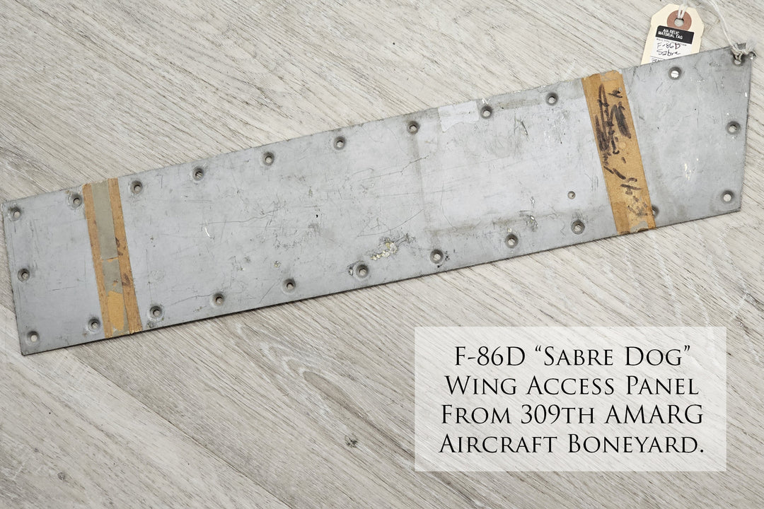 Tomahawk Patrol - F-86D Sabre Dog Canvas with F-86D Relic