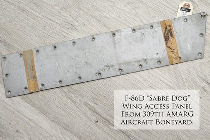 Tomahawk Patrol - F-86D Sabre Dog Canvas with F-86D Relic