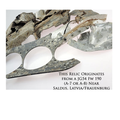 Focke-Wulf Fw 190 Prowl of Jutta historical relic material