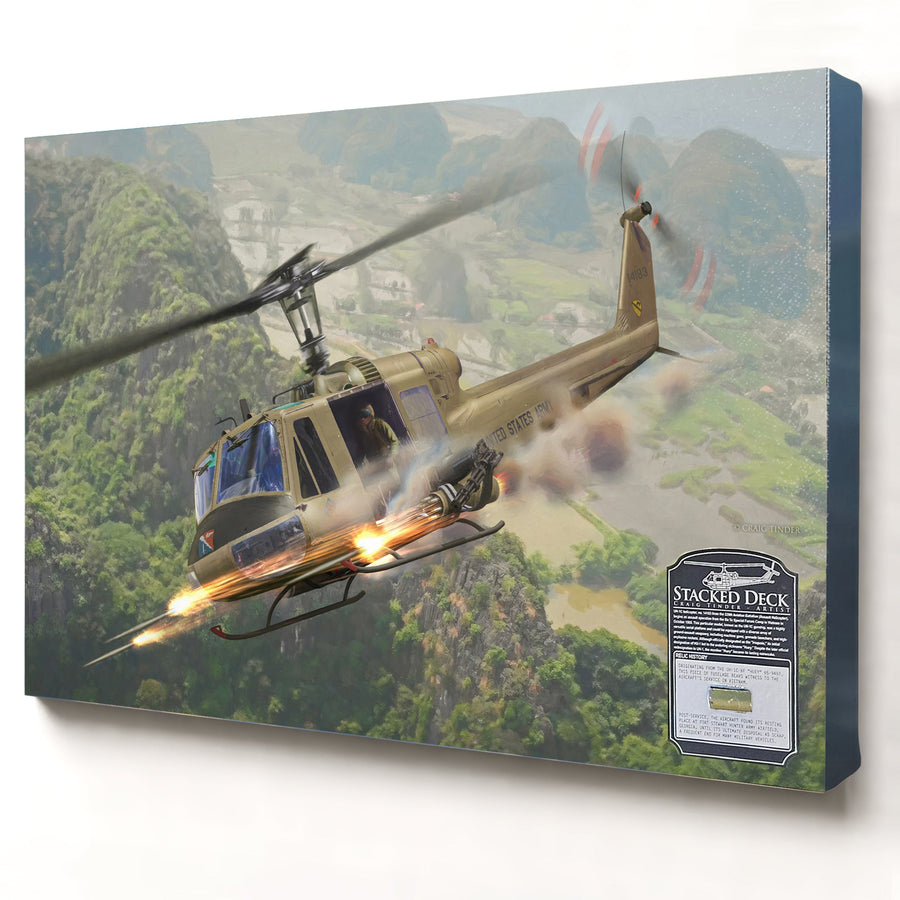 UH-1 Huey Helicopter - Stacked Deck | INCLUDES: Fuselage Relic