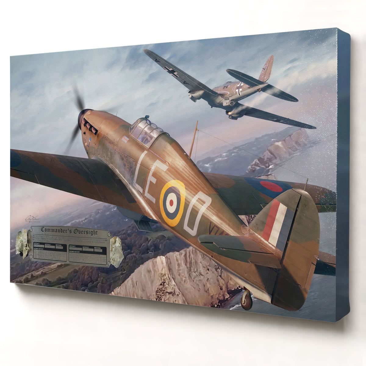 Hurricane Commander's Oversight relic artwork by Craig Tinder