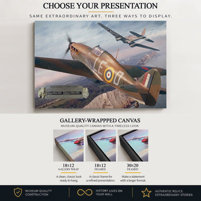 Hurricane Commander's Oversight gallery-wrapped canvas