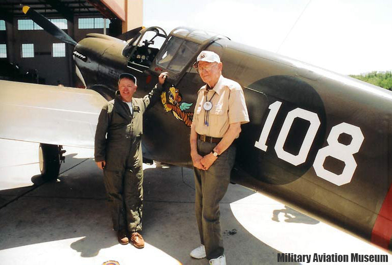 Return from Canton - P-40E Warhawk Canvas with P-40E Relic