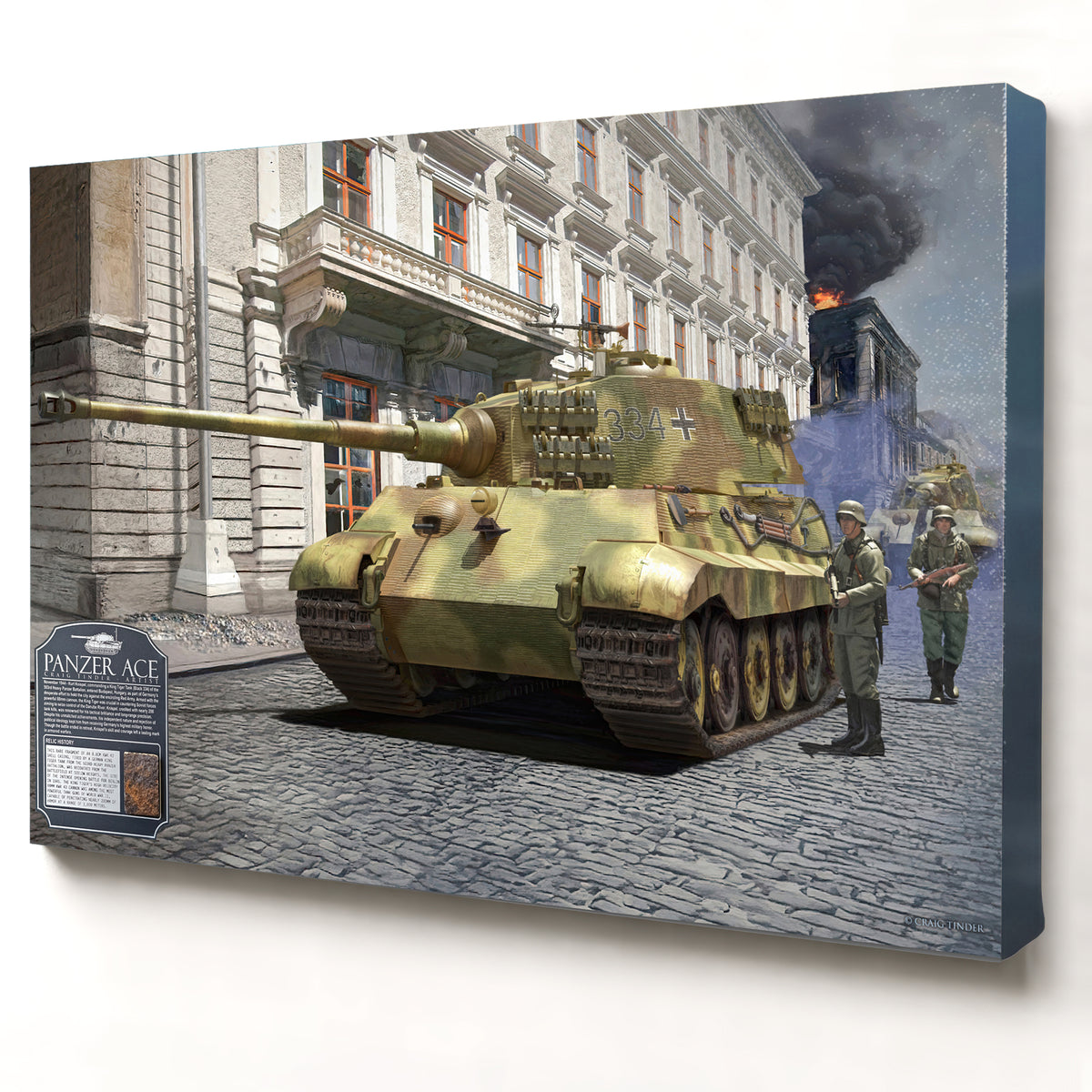 King Tiger Tank - Panzer Ace | INCLUDES: KwK 43 Shell Fragment