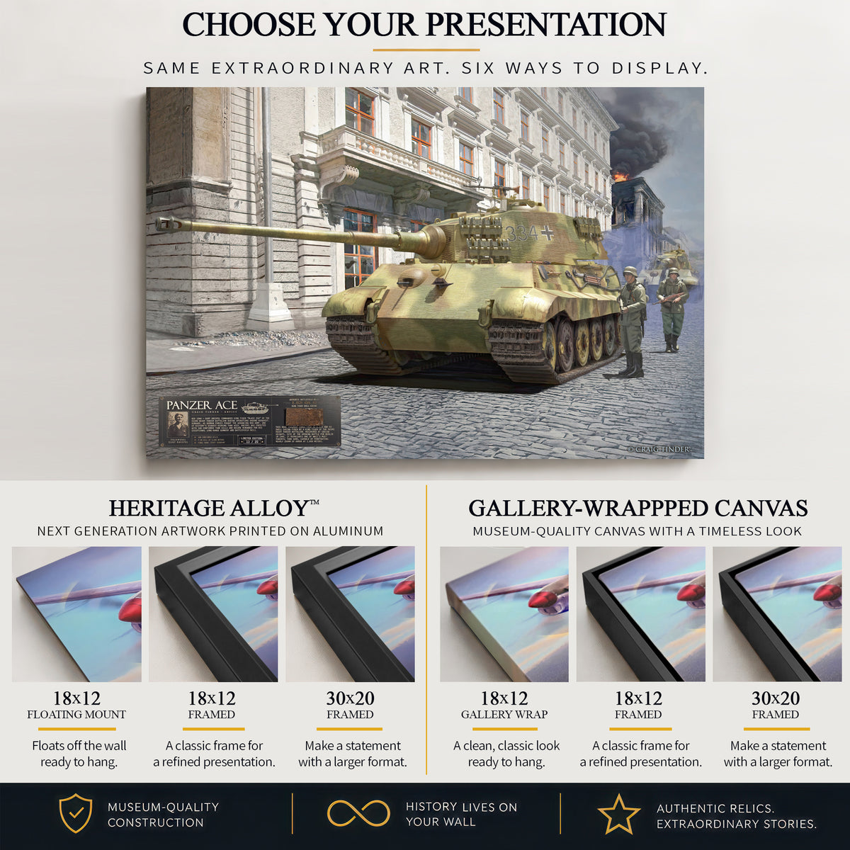 King Tiger Tank - Panzer Ace | INCLUDES: KwK 43 Shell Fragment