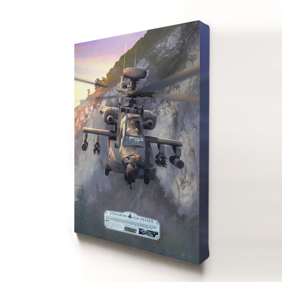 AH-64 Apache Helicopter - Longbow On Patrol | INCLUDES: Gunner Door Relic