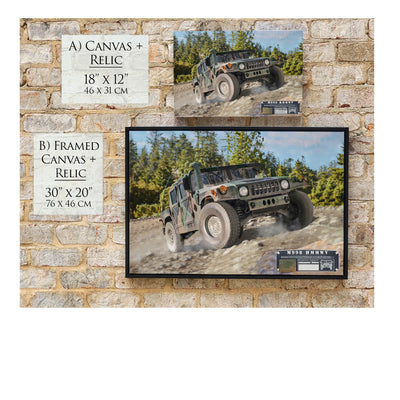 HMMWV M998 - Humvee historical relic artwork by Craig Tinder