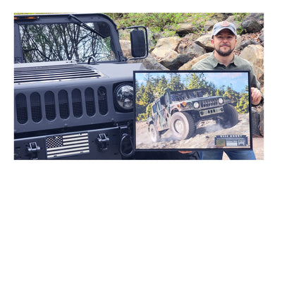 HMMWV M998 - Humvee historical relic artwork by Craig Tinder