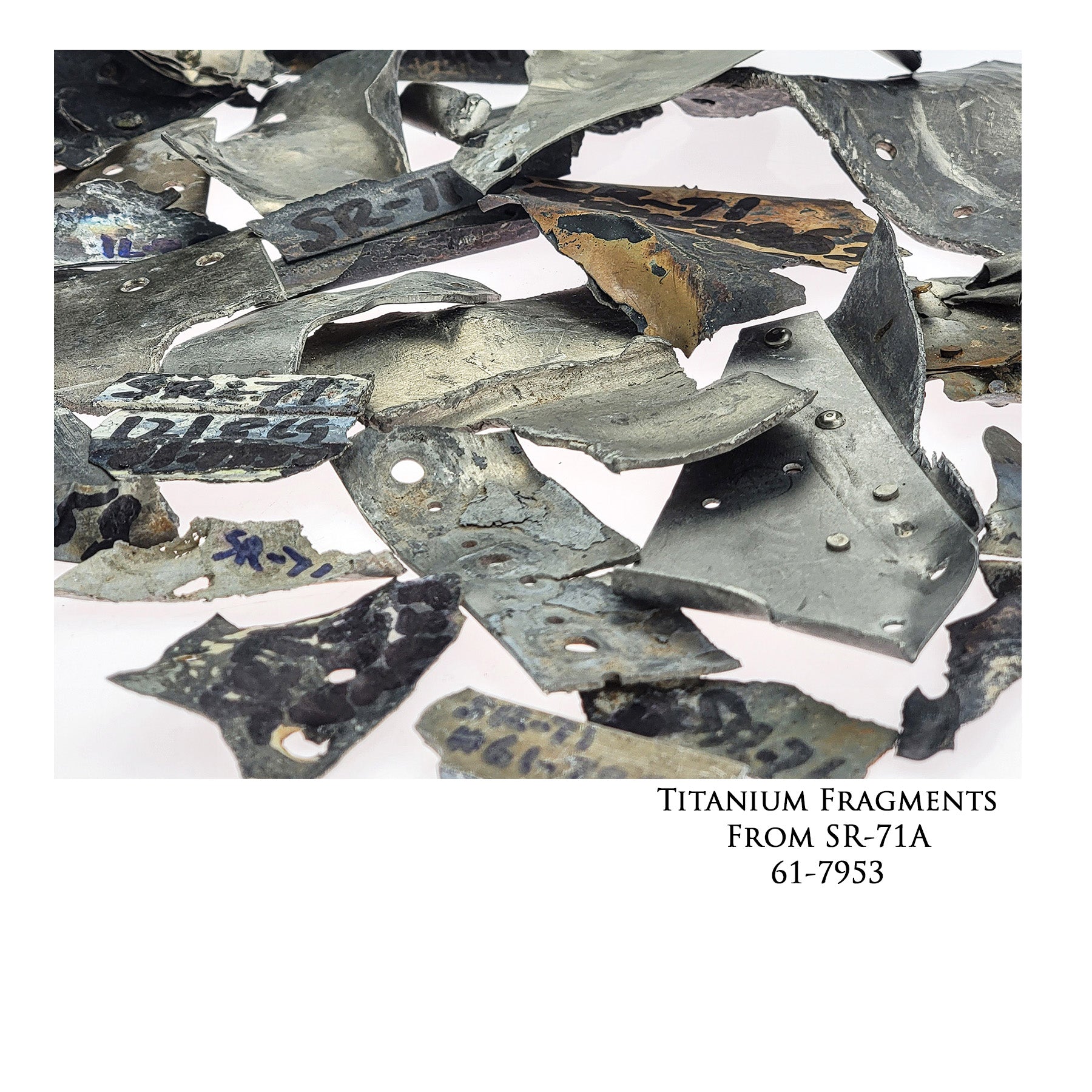SR-71 Blackbird - Mach 3.2 Canvas | INCLUDES: Titanium SR-71 Relic