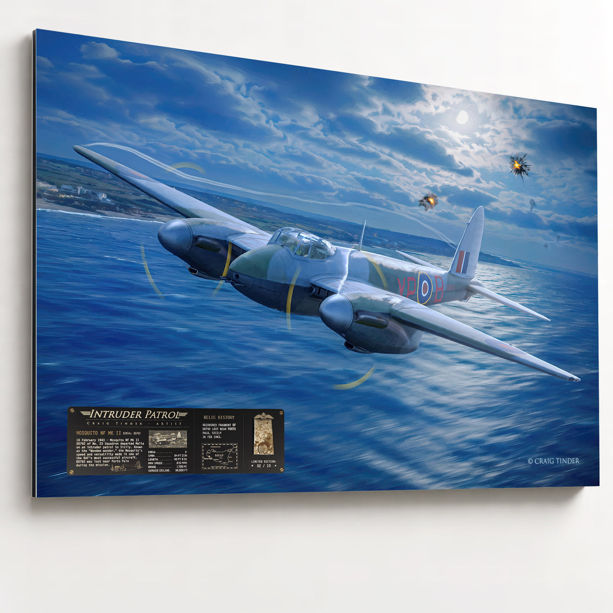 Mosquito DD792 - Intruder Patrol | INCLUDES: DD792 Airframe Relic