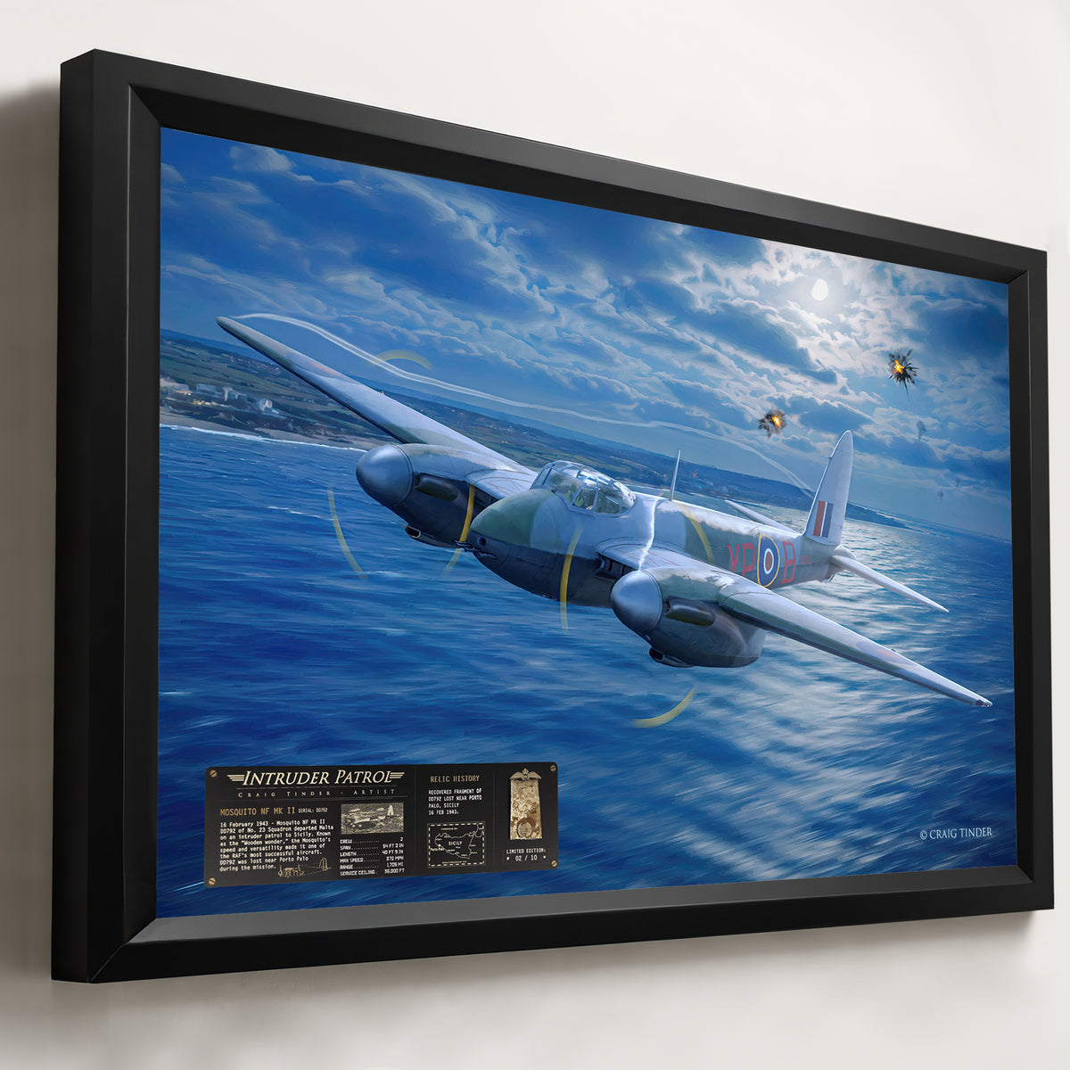 Mosquito DD792 - Intruder Patrol – artwork presentation detail