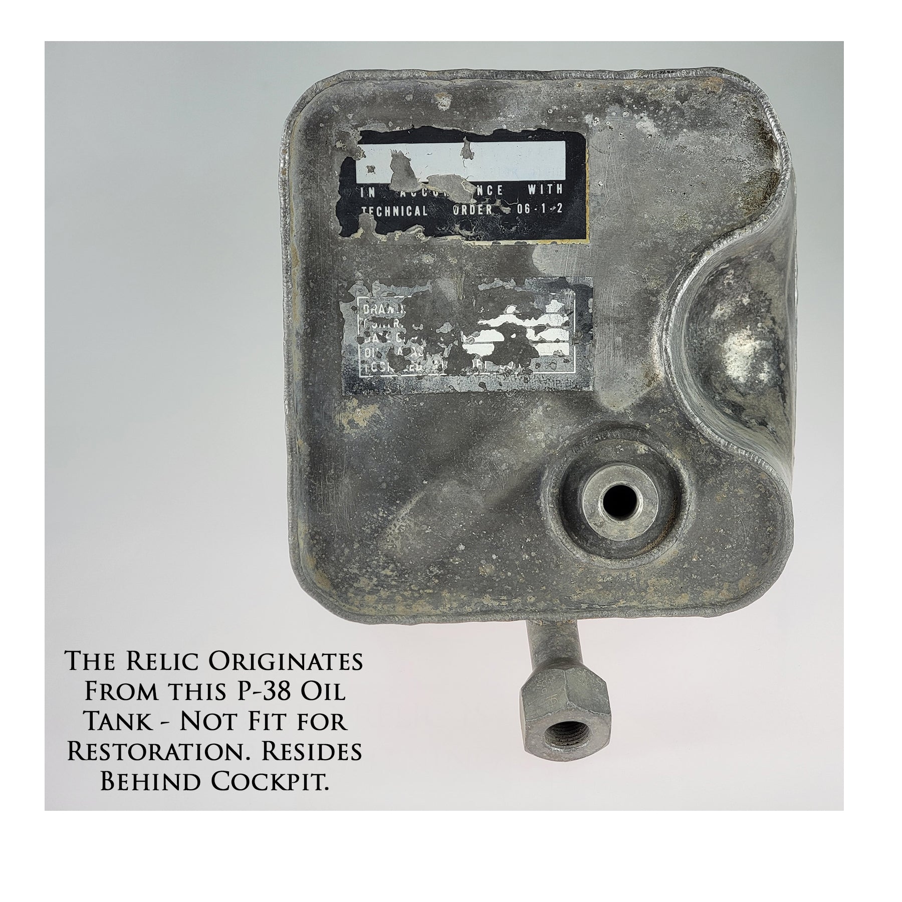 P-38 Lightning - Operation Vengeance Canvas | INCLUDES: Oil Tank Fragment