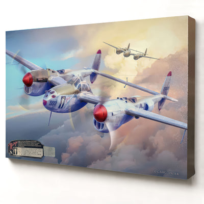 P-38 Lightning - Richard Bong "Marge" | INCLUDES: Internal Aluminum Fragment