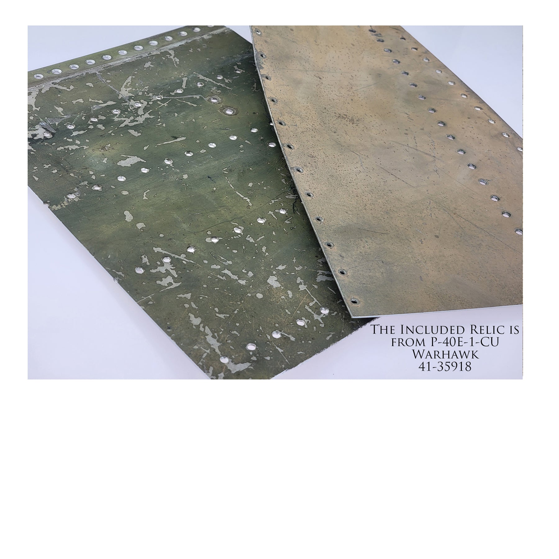 P-40 Warhawk - Tex Hill Framed Canvas | INCLUDES: Aluminum Relic