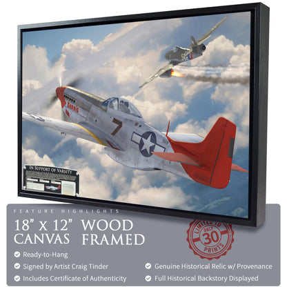 P-51 Mustang - Tuskegee Airmen Red Tails In Support of Varsity Canvas | INCLUDES: Skin Relic