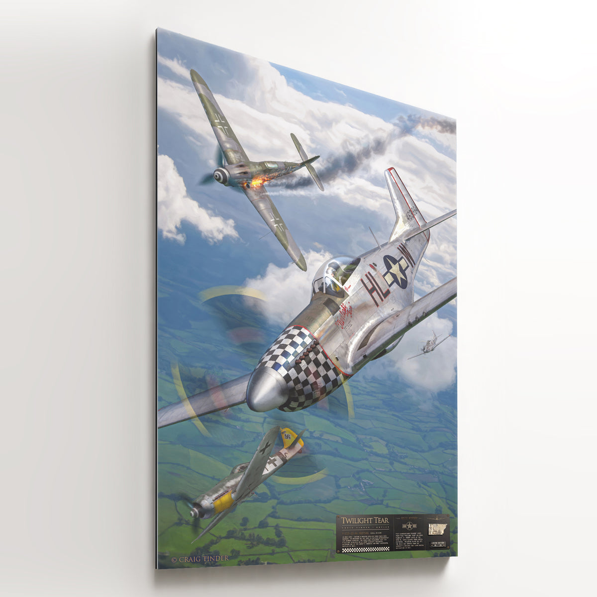 P-51 Mustang - Twilight Tear | INCLUDES: Wing Fragment