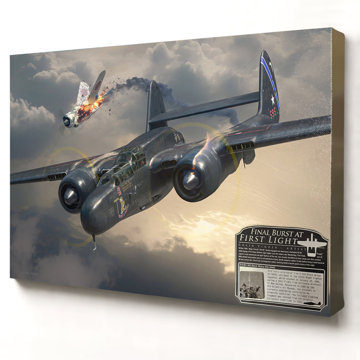 P-61 Black Widow - Final Burst At First Light | INCLUDES: P-61B Aluminum Relic