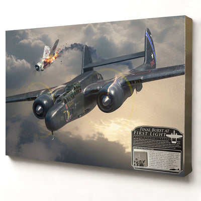 P-61 Black Widow - Final Burst At First Light | INCLUDES: P-61B Aluminum Relic