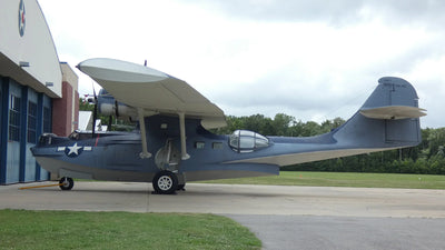 PBY Catalina - Moonlit Nemesis | INCLUDES: Control Surface Fabric Piece supporting historical/relic photo