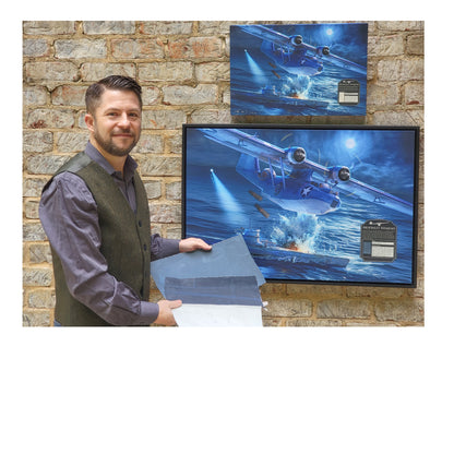 PBY Catalina - Moonlit Nemesis Canvas | INCLUDES: Control Surface Fabric Piece