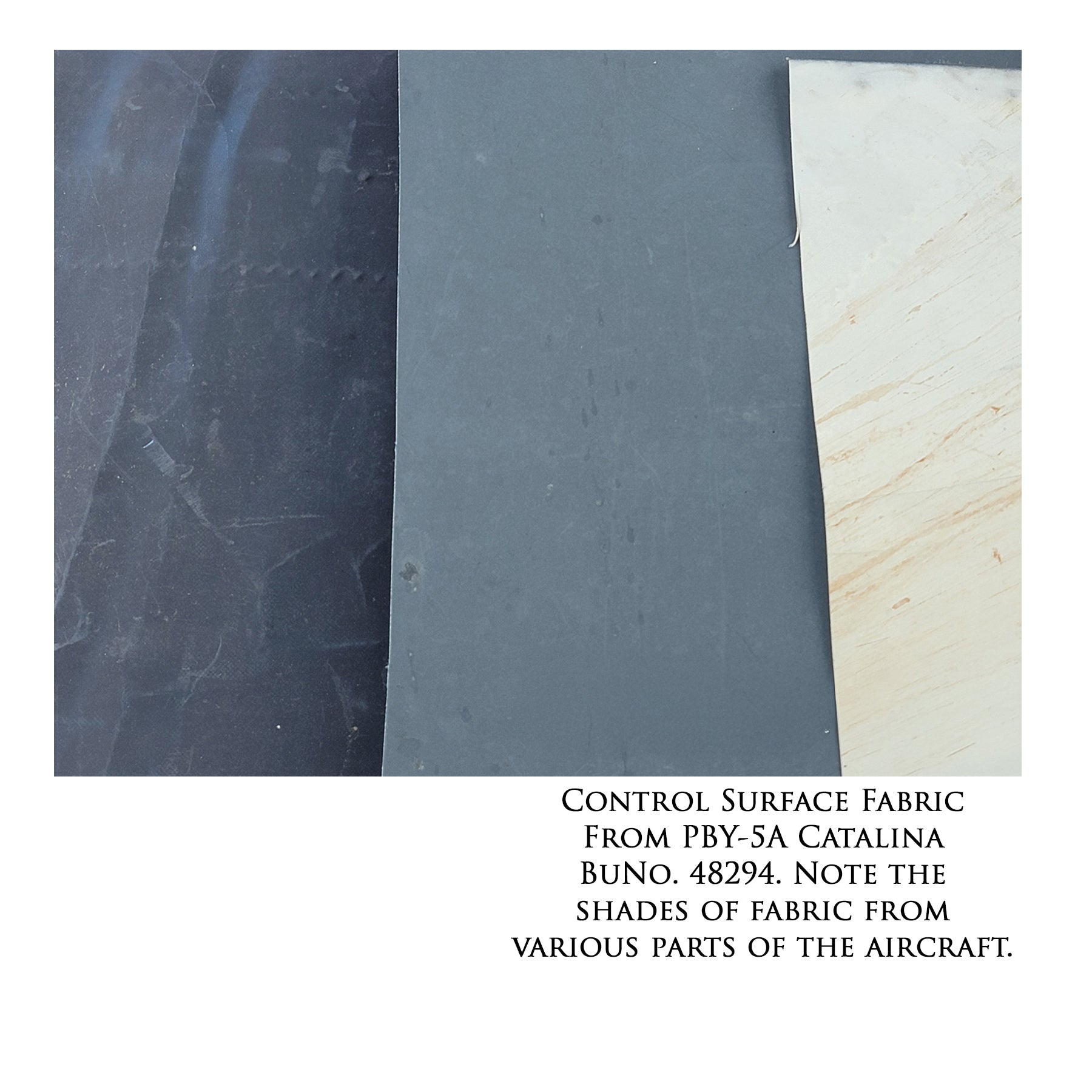 PBY Catalina - Framed Canvas | INCLUDES: Control Surface Fabric Relic