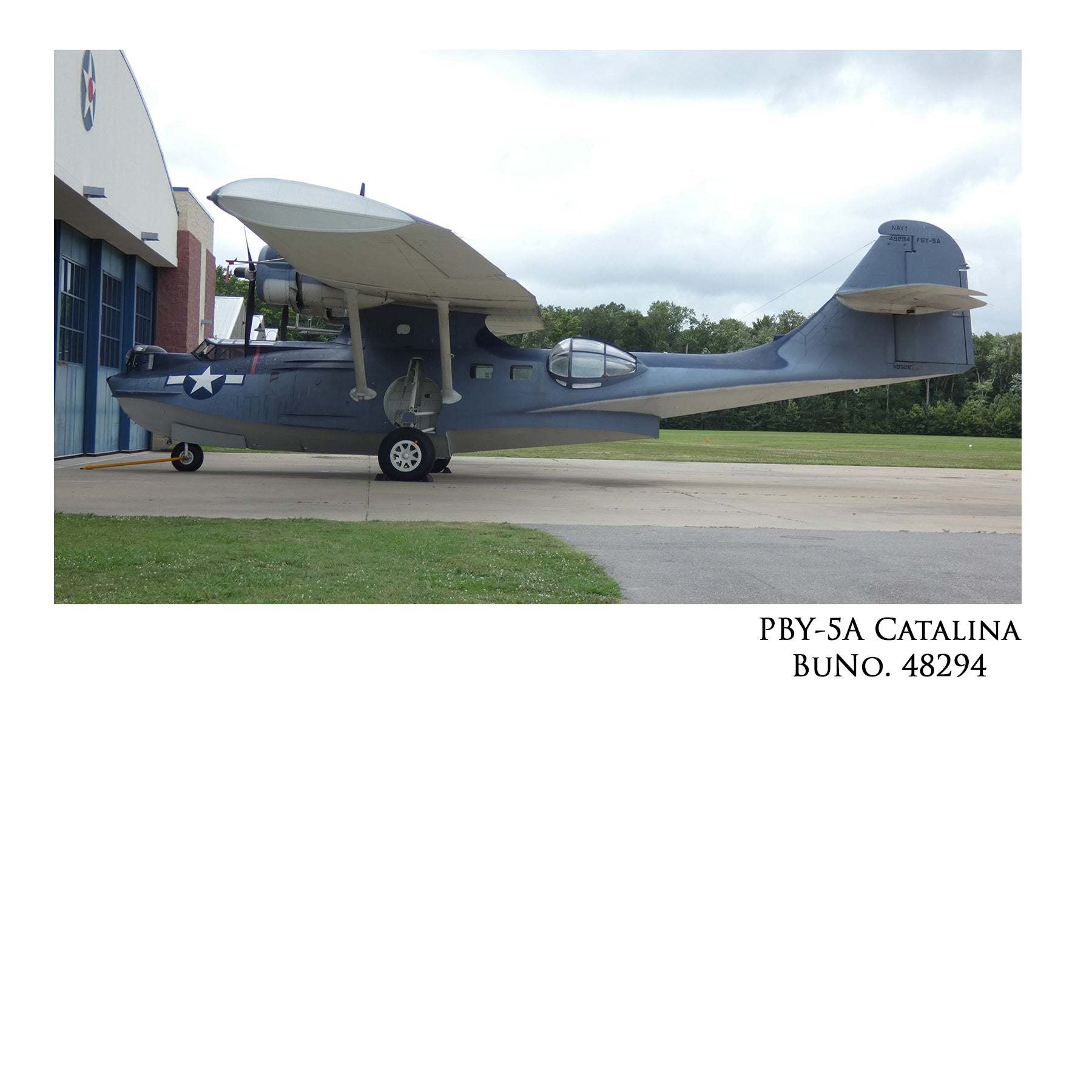 PBY Catalina - Framed Canvas | INCLUDES: Control Surface Fabric Relic