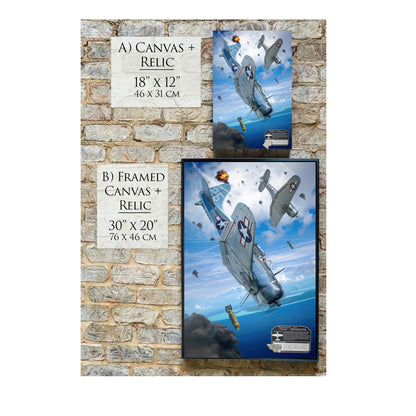SBD Dauntless - Dauntless Over Kwajalein | INCLUDES: Dive Brake Relic