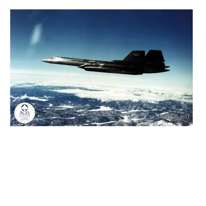 SR-71 Blackbird - Super Skater Canvas | INCLUDES: Titanium SR-71 Relic
