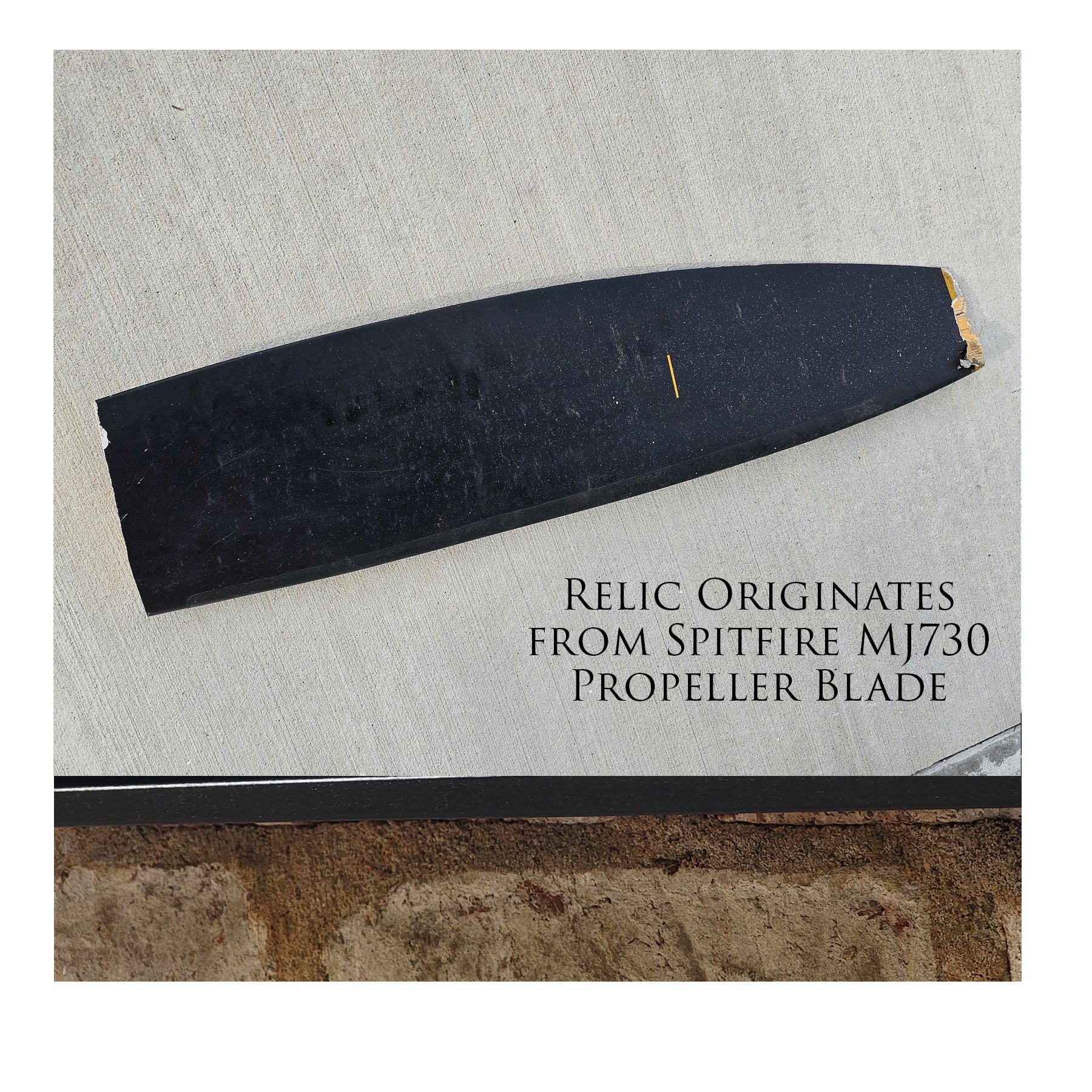 Spitfire Mk IXe - The CO's Query - Framed Canvas | INCLUDES: Wood Propeller Relic