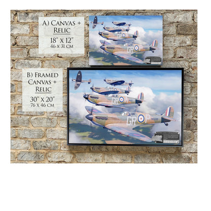 Spitfire - Homeland Formation Canvas | INCLUDES: Wing Panel Relic