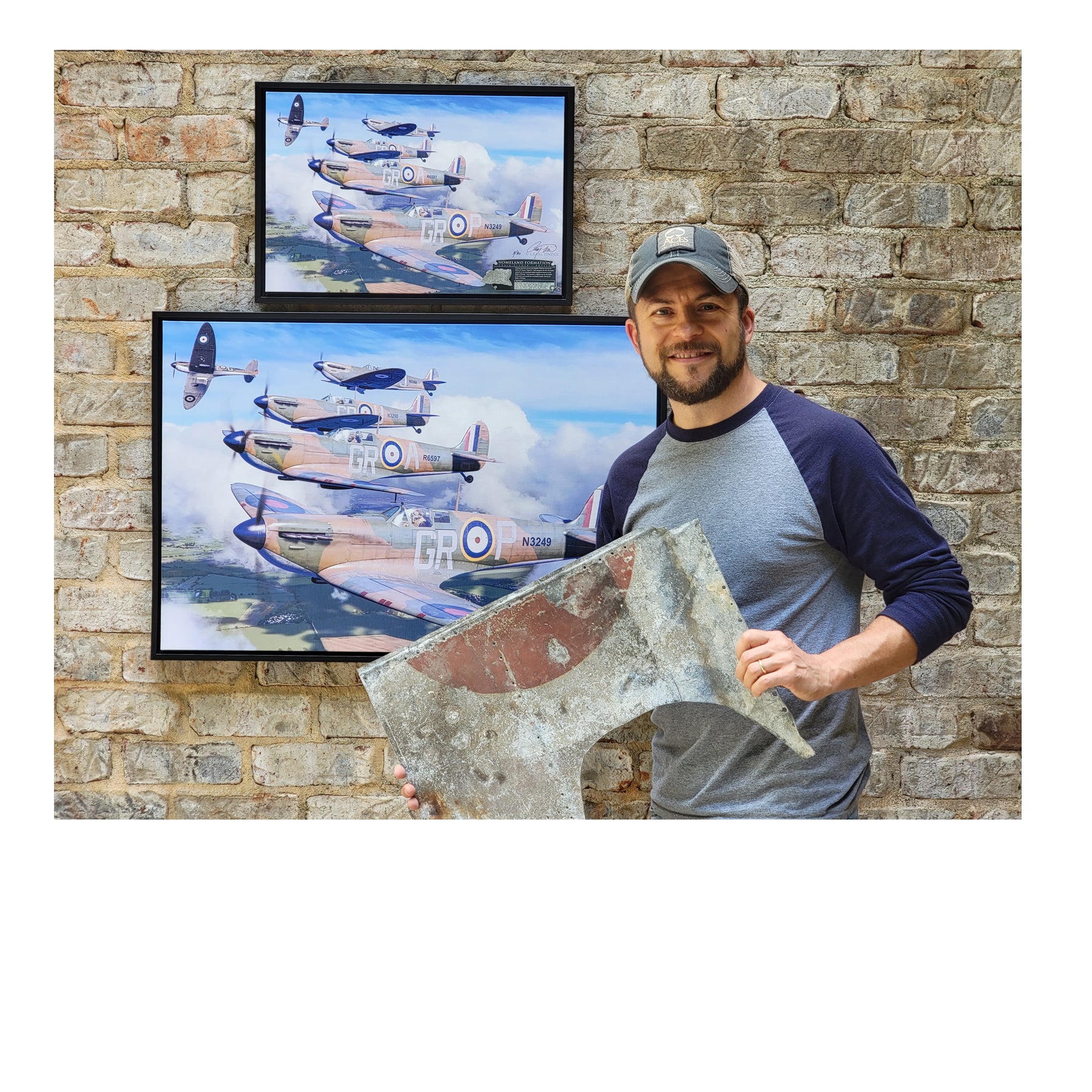 Spitfire - Homeland Formation Canvas | INCLUDES: Wing Panel Relic